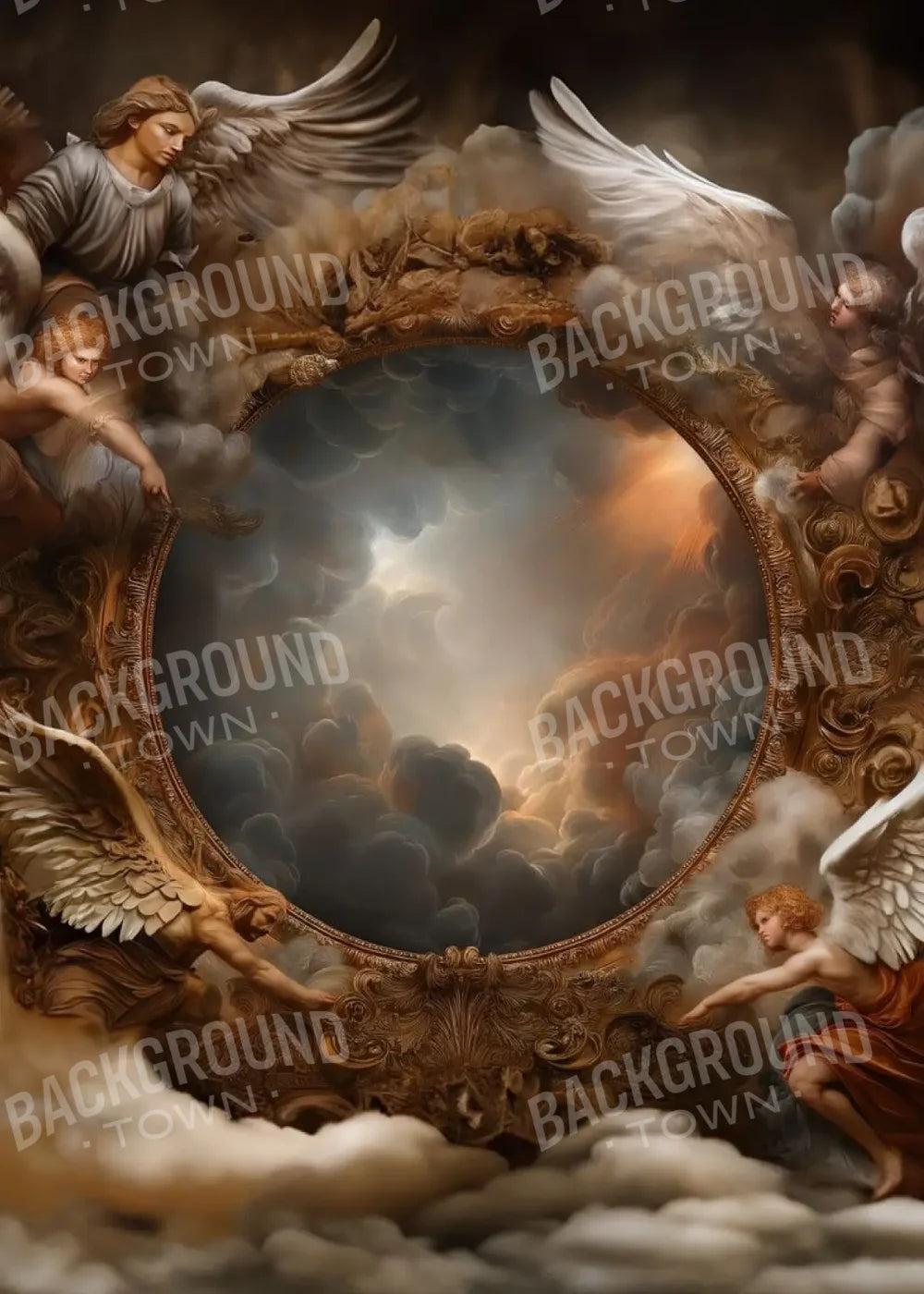 Angels Of The Clouds 5’x7’ UltraCloth (60 x 84 inch) Backdrop