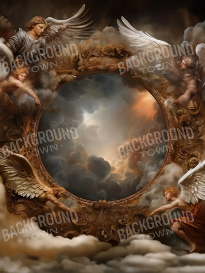 Angels Of The Clouds 6’x8’ Fleece (72 x 96 inch) Backdrop