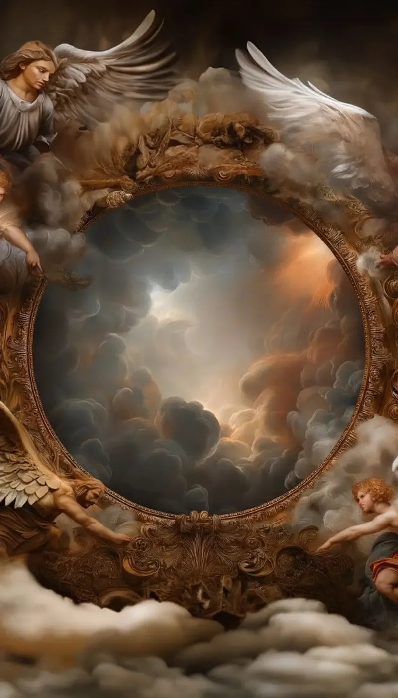 Angels Of The Clouds Backdrop