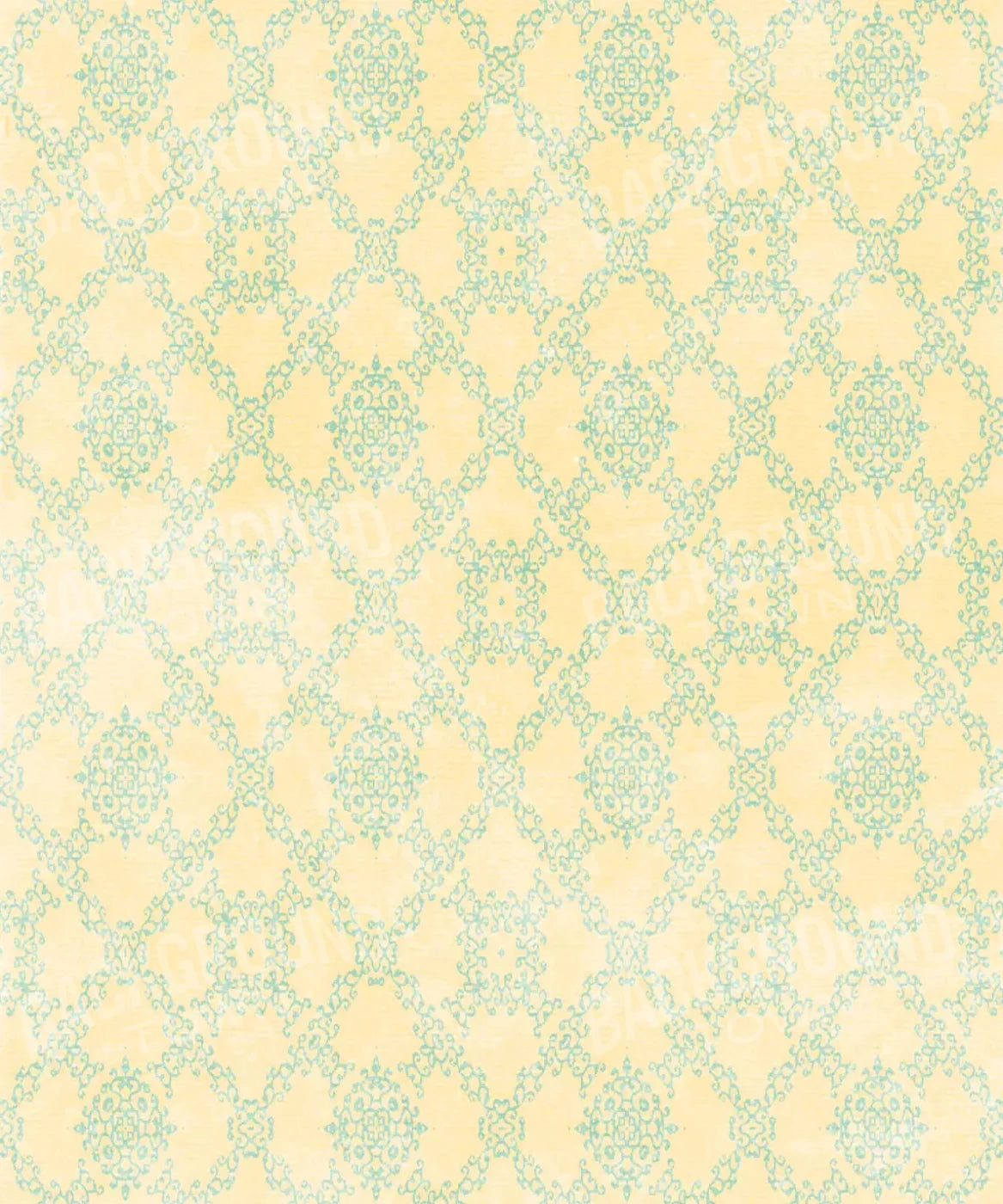Yellow Damask Backdrop for Photography