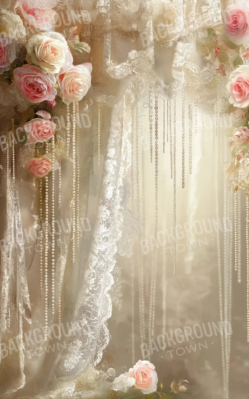 Antique Lace And Pearls 2 5’x8’ UltraCloth (60 x 96 inch) Backdrop