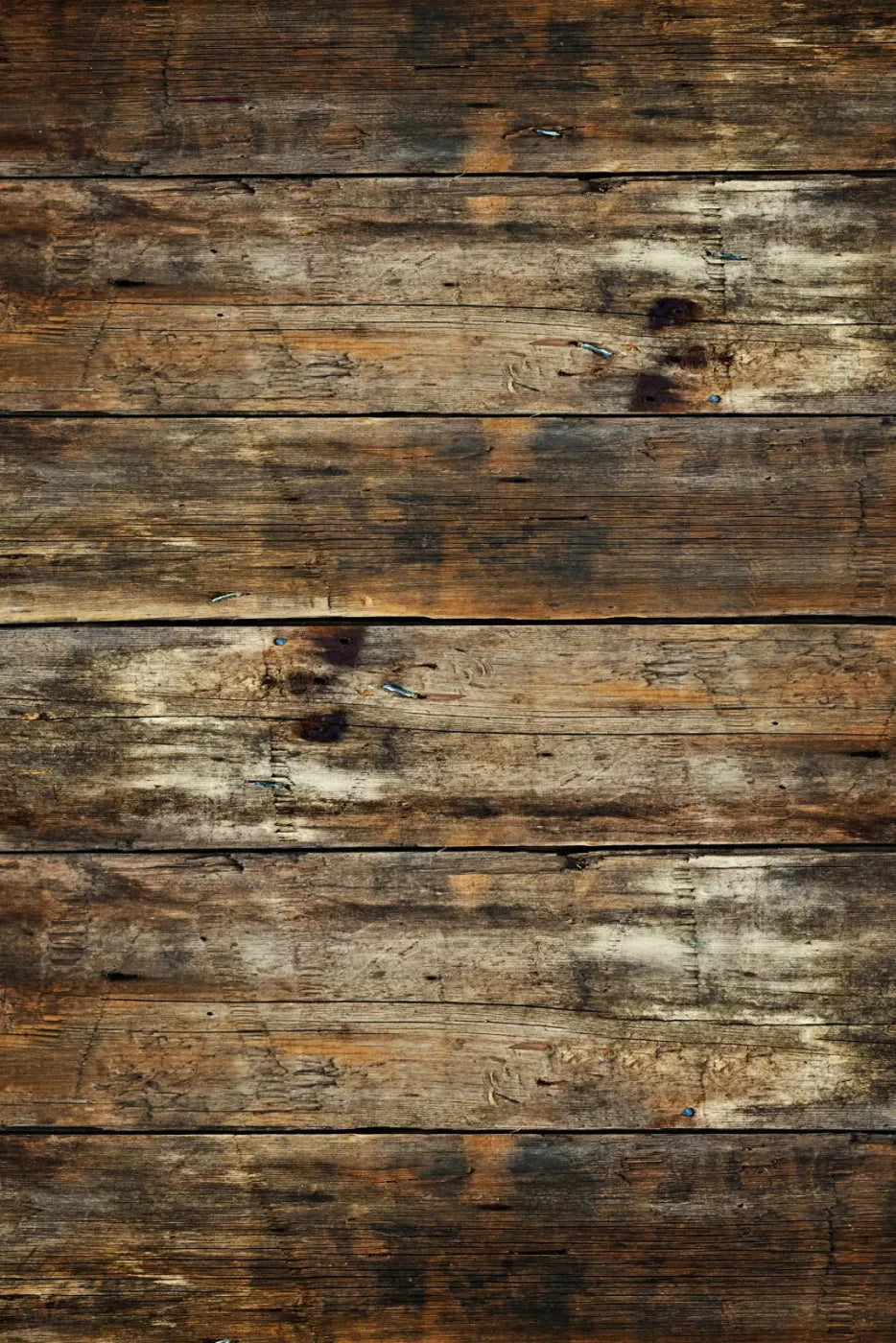 Antique Wooden Floor Warm 4X5 Rubbermat ( 48 X 60 Inch ) Backdrop