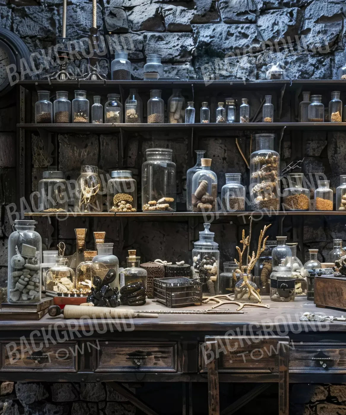 Apothecary 10’X12’ Ultracloth (120 X 144 Inch) Backdrop