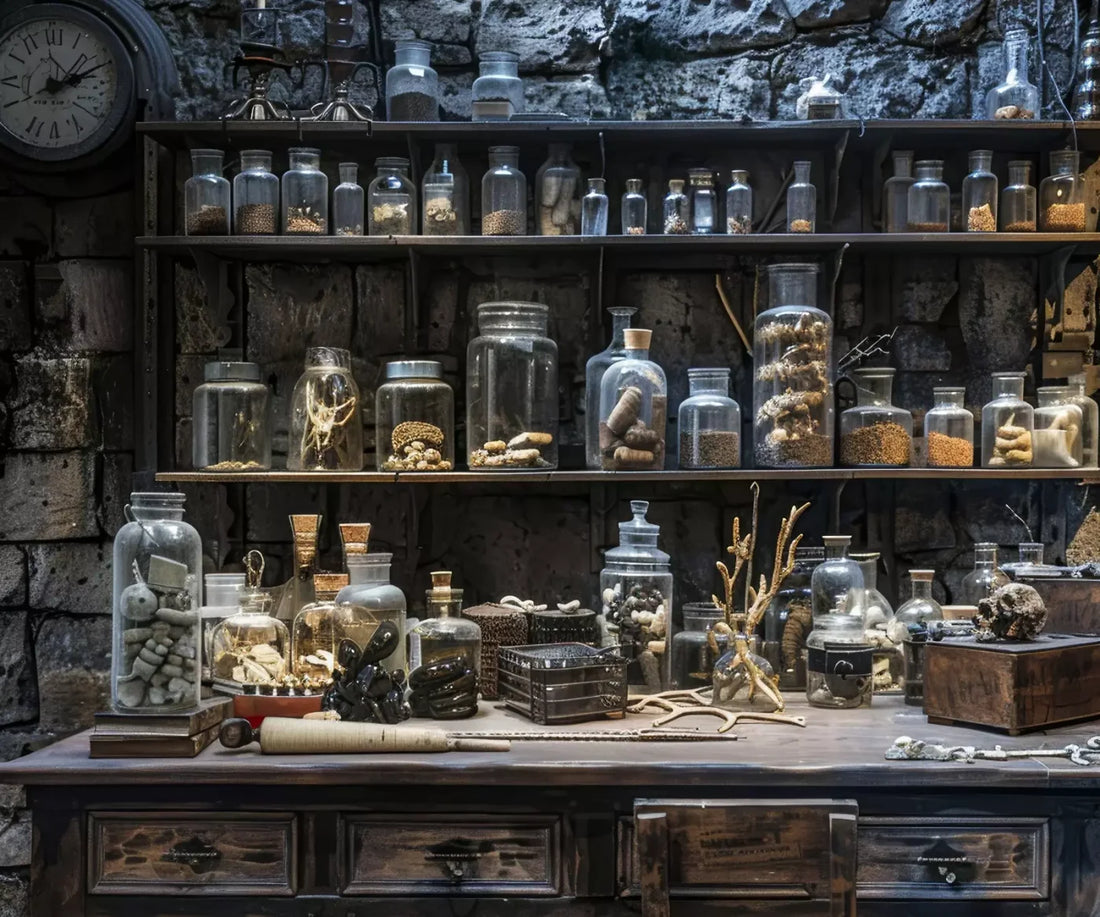 Apothecary 5’X4’2 Fleece (60 X 50 Inch) Backdrop