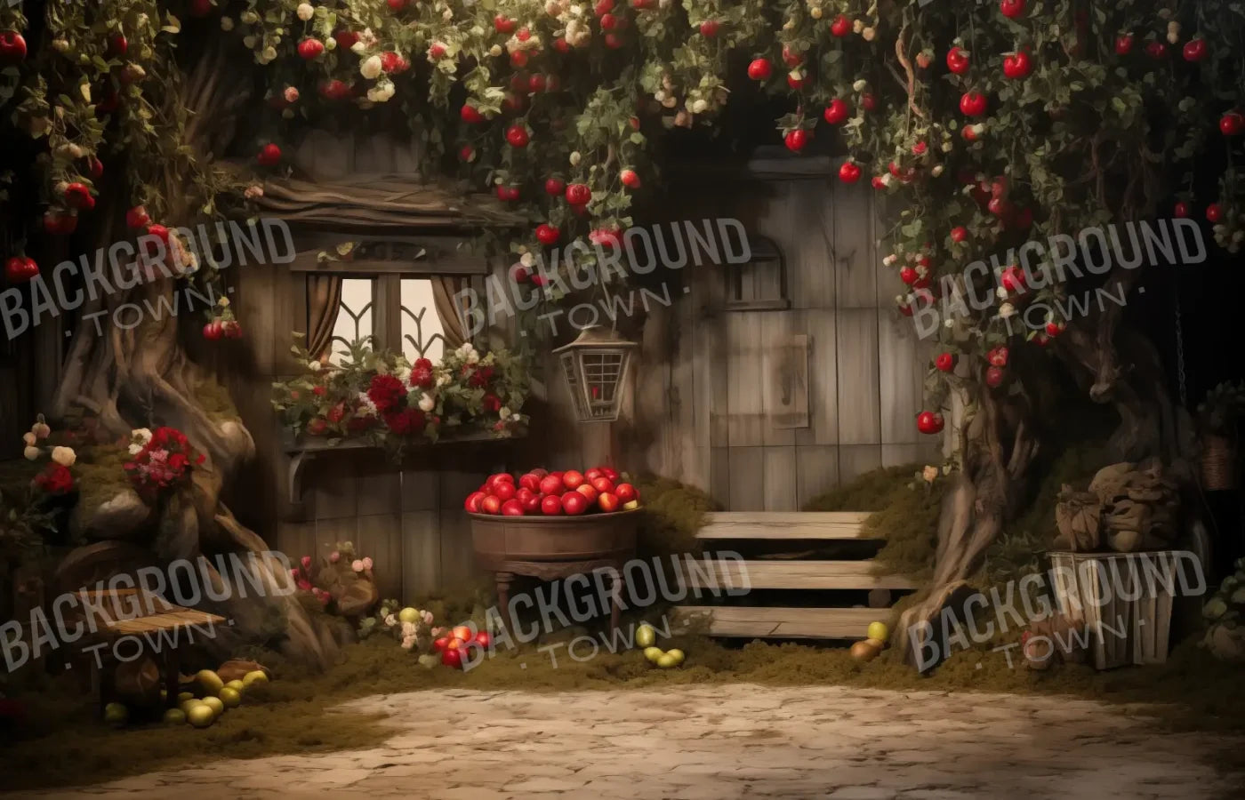 Apple Cellar 14’x9’ UltraCloth (168 x 108 inch) Backdrop