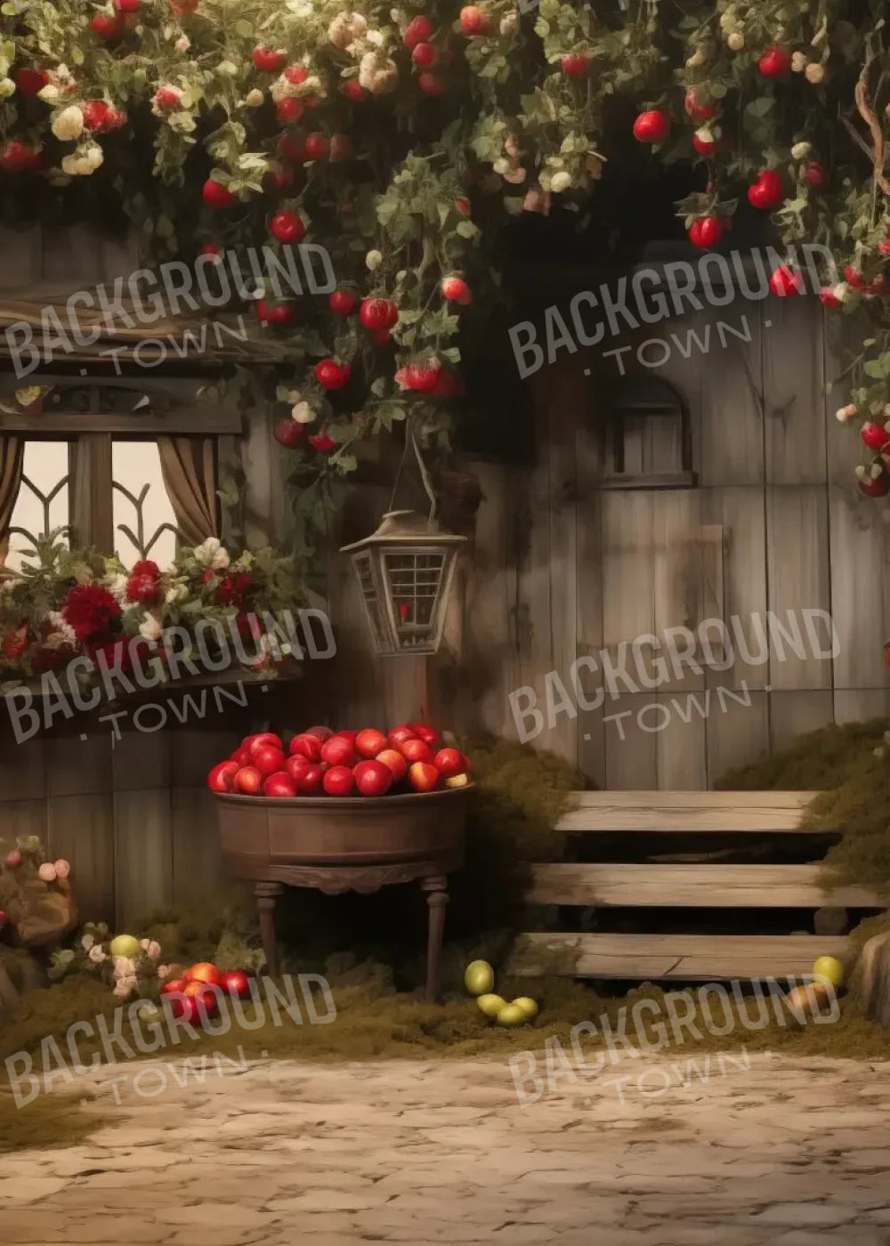 Apple Cellar 5’x7’ UltraCloth (60 x 84 inch) Backdrop