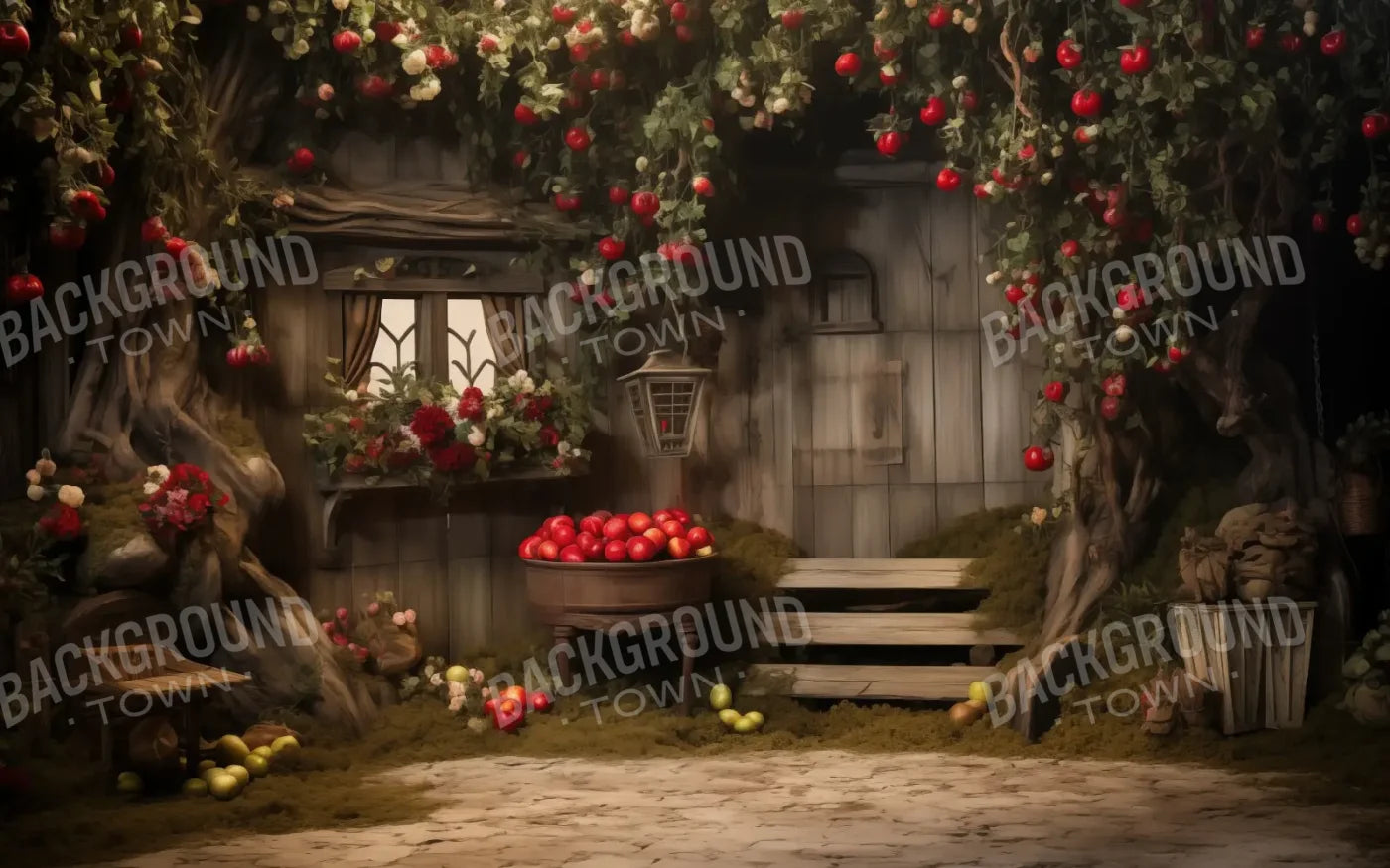 Apple Cellar 8’x5’ UltraCloth (96 x 60 inch) Backdrop