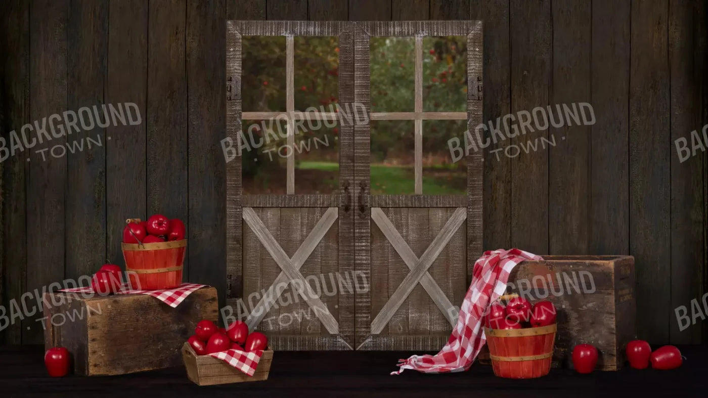 Apple House 14X8 Ultracloth ( 168 X 96 Inch ) Backdrop