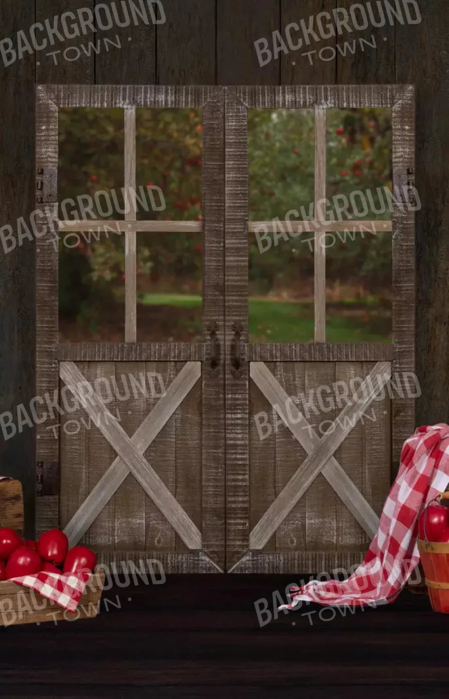 Apple House 8X12 Ultracloth ( 96 X 144 Inch ) Backdrop