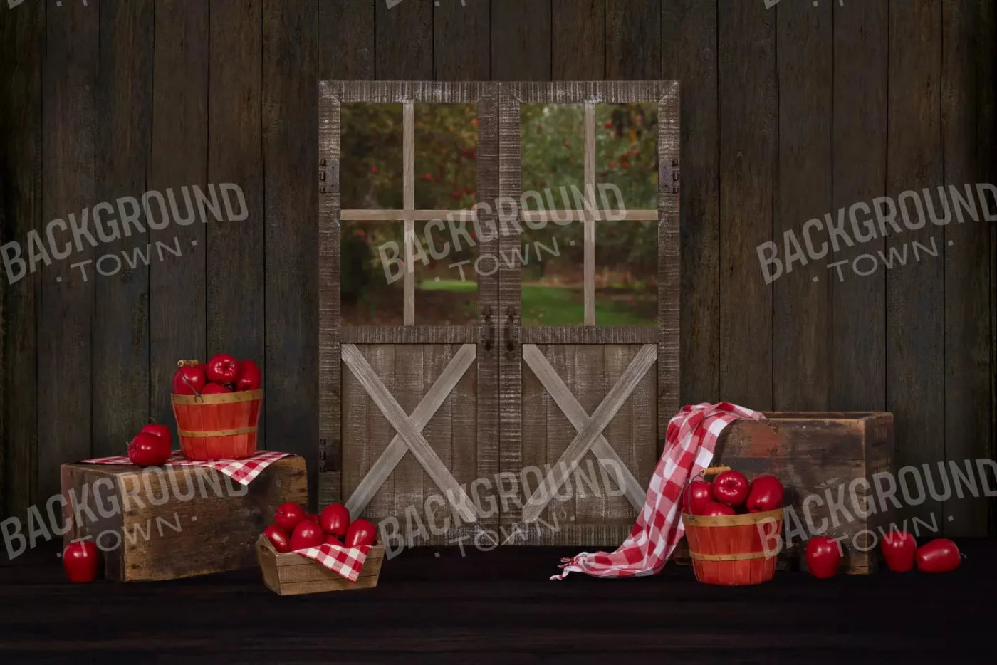 Apple House 8X5 Ultracloth ( 96 X 60 Inch ) Backdrop