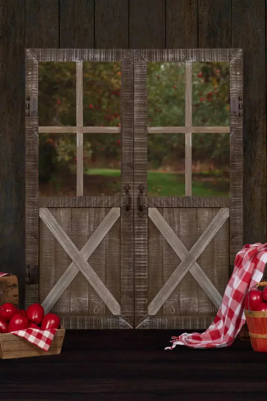 Apple House 5X76 For Lvl Up Backdrop System ( 60 X 90 Inch )