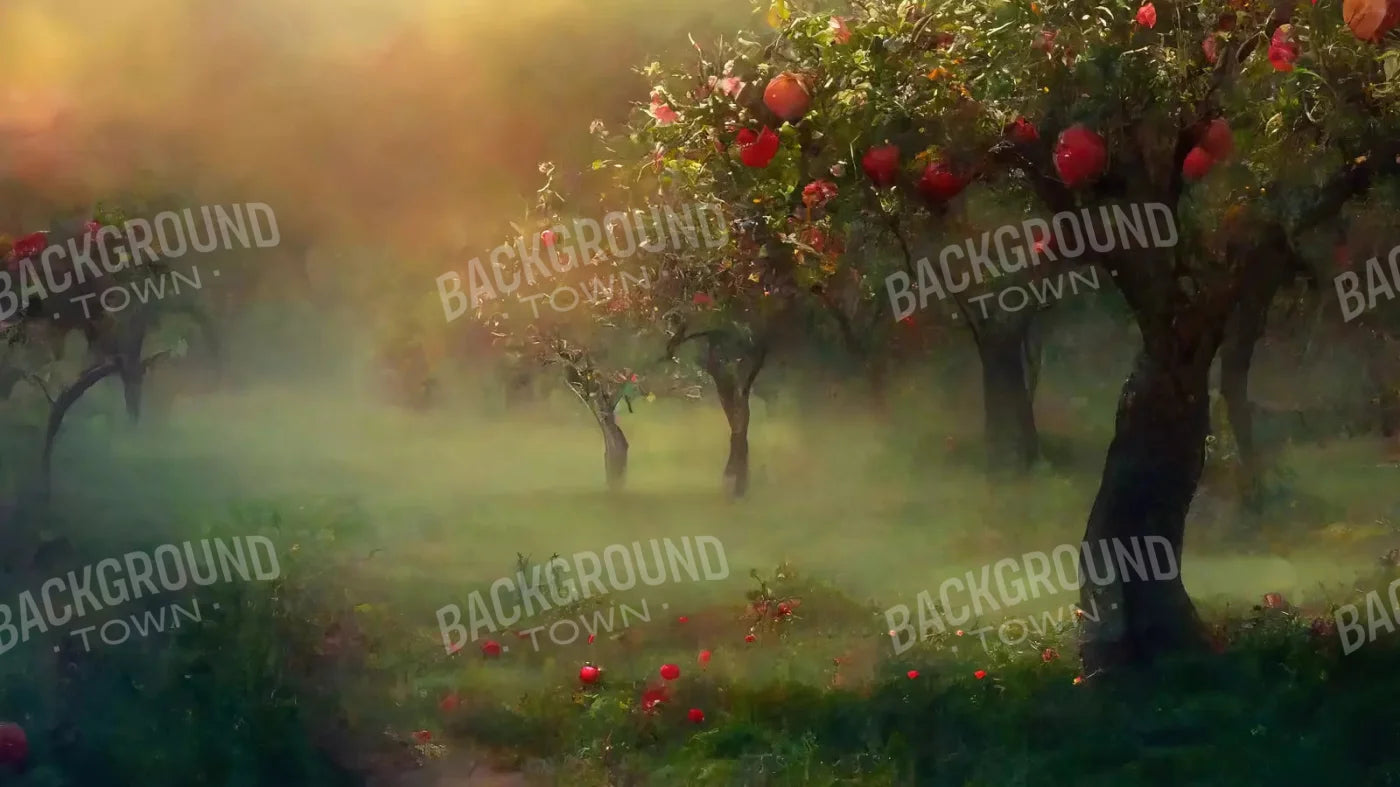 Apple Orchard I 14X8 Ultracloth ( 168 X 96 Inch ) Backdrop
