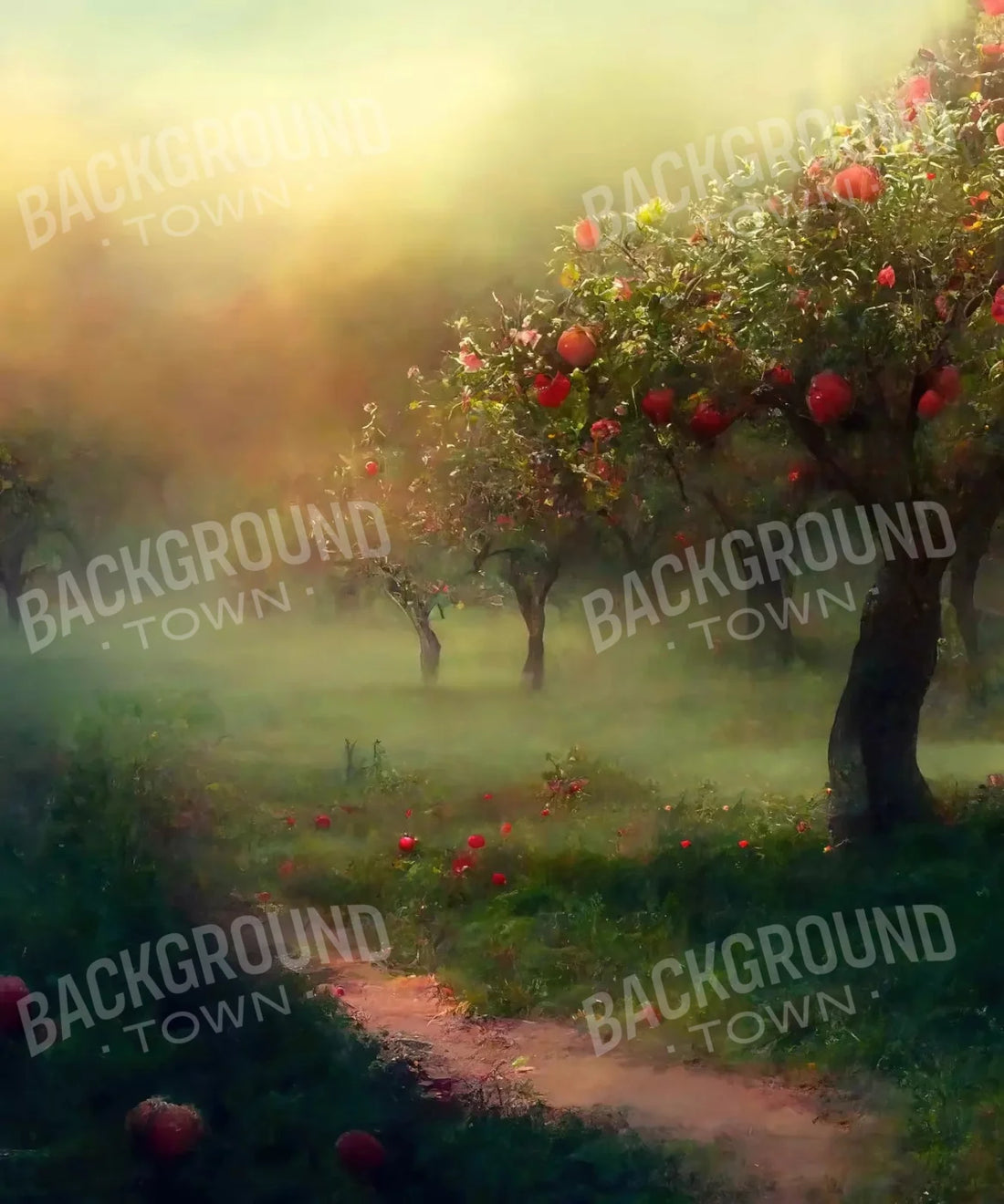 Green Summer Backdrop for Photography