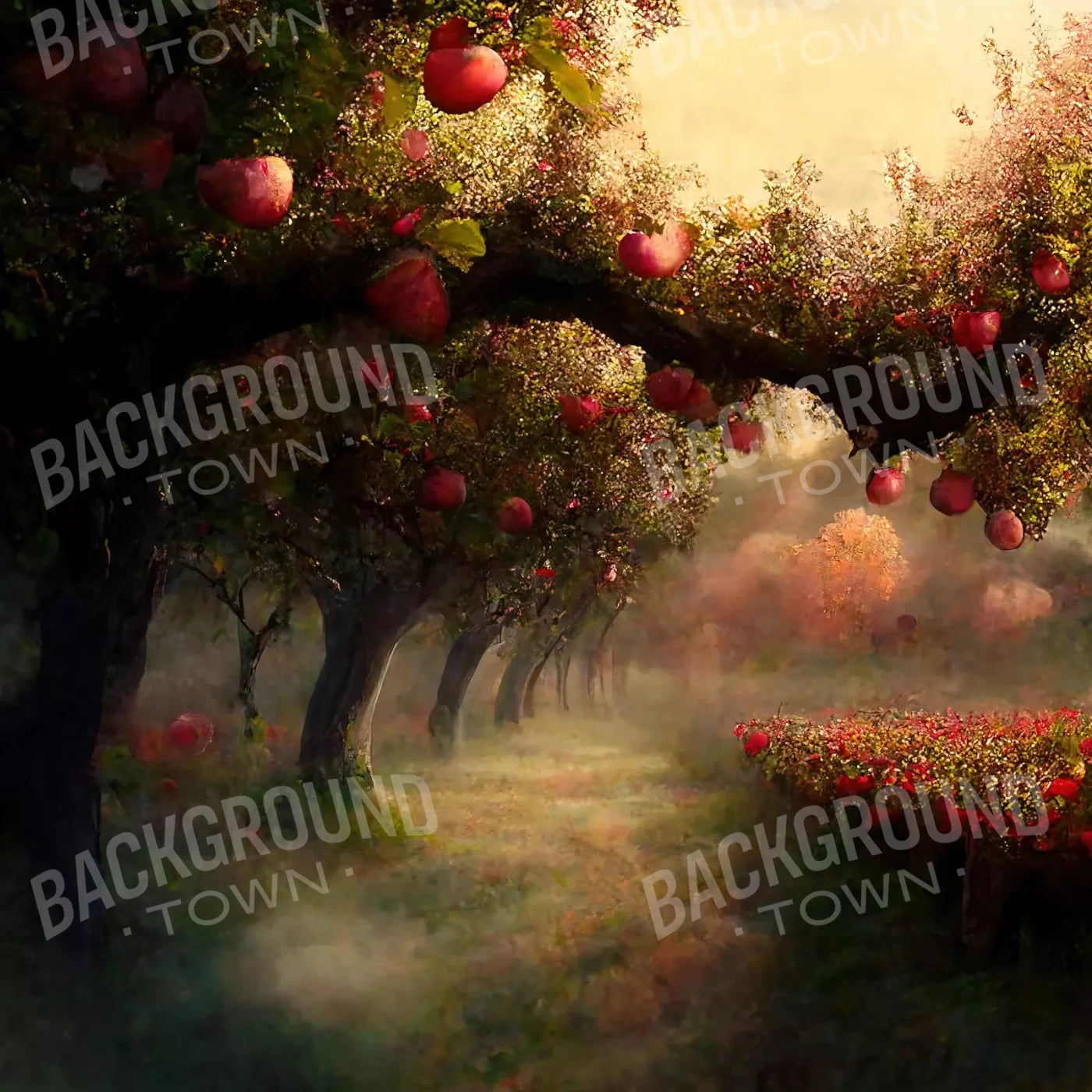 Apple Orchard Ii 10X10 Ultracloth ( 120 X Inch ) Backdrop