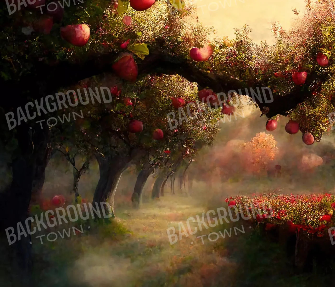 Apple Orchard Ii 12X10 Ultracloth ( 144 X 120 Inch ) Backdrop