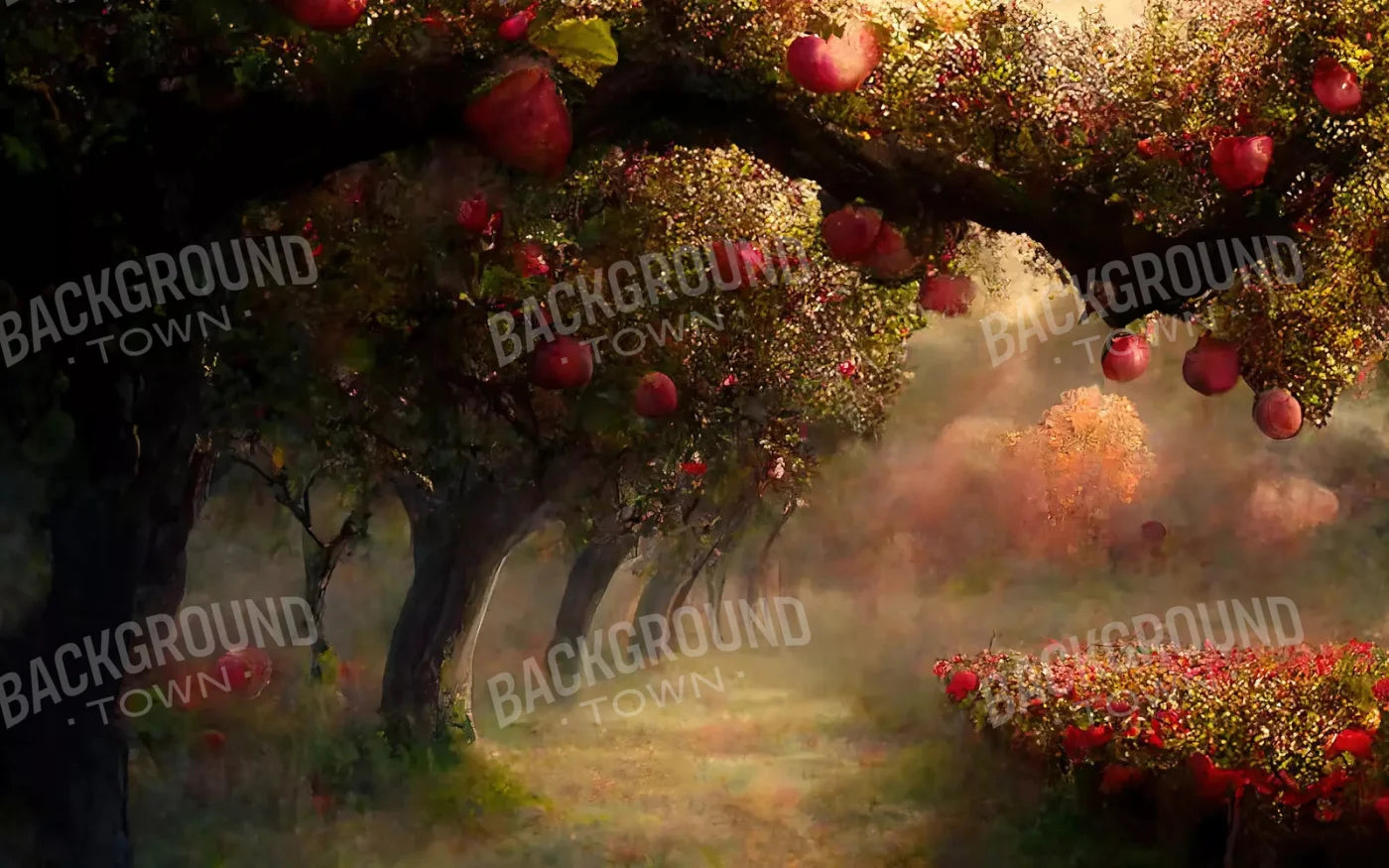 Apple Orchard Ii 14X9 Ultracloth ( 168 X 108 Inch ) Backdrop