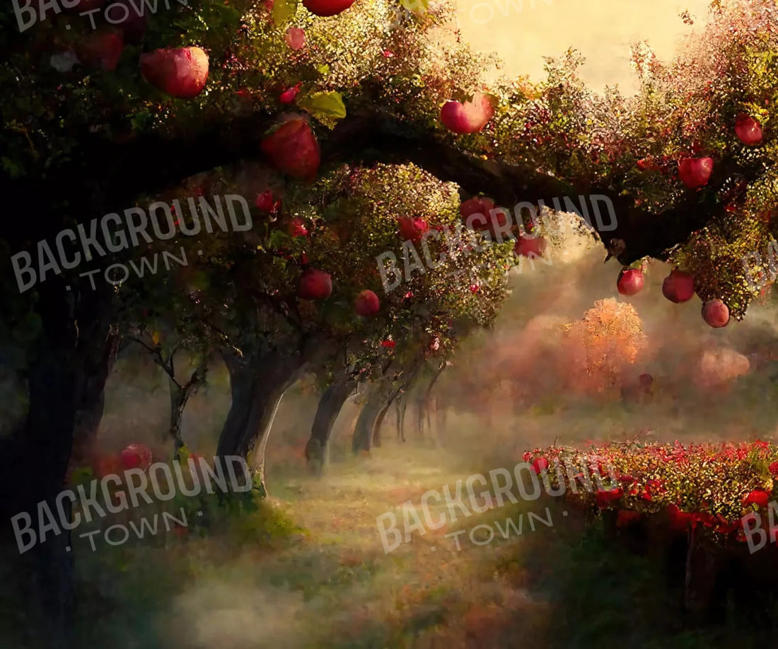 Apple Orchard Ii 5X42 Fleece ( 60 X 50 Inch ) Backdrop
