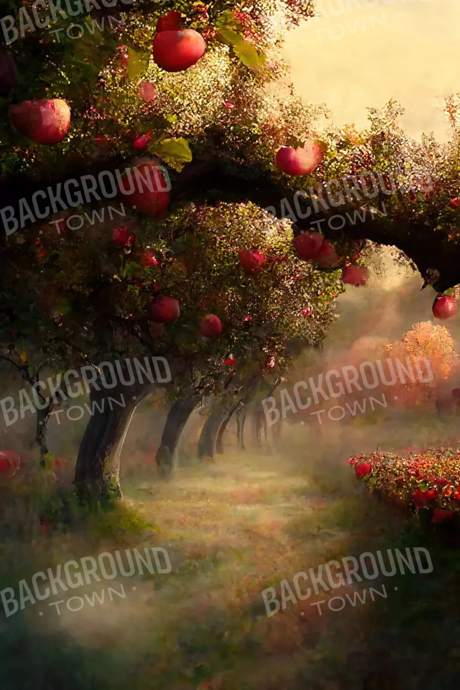 Apple Orchard Ii 5X8 Ultracloth ( 60 X 96 Inch ) Backdrop
