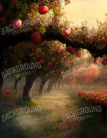 Apple Orchard Ii 6X8 Fleece ( 72 X 96 Inch ) Backdrop