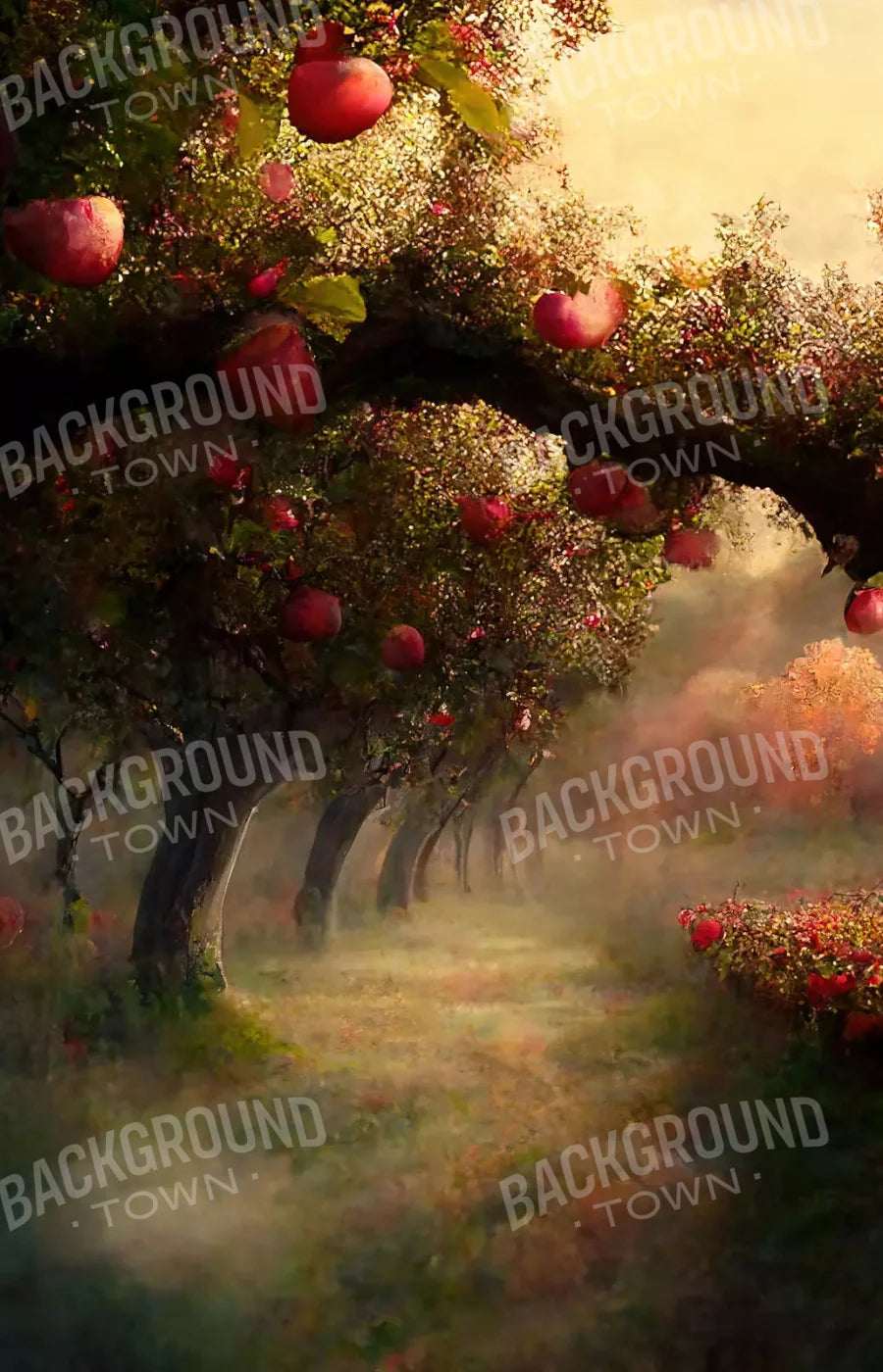 Apple Orchard Ii 8X12 Ultracloth ( 96 X 144 Inch ) Backdrop