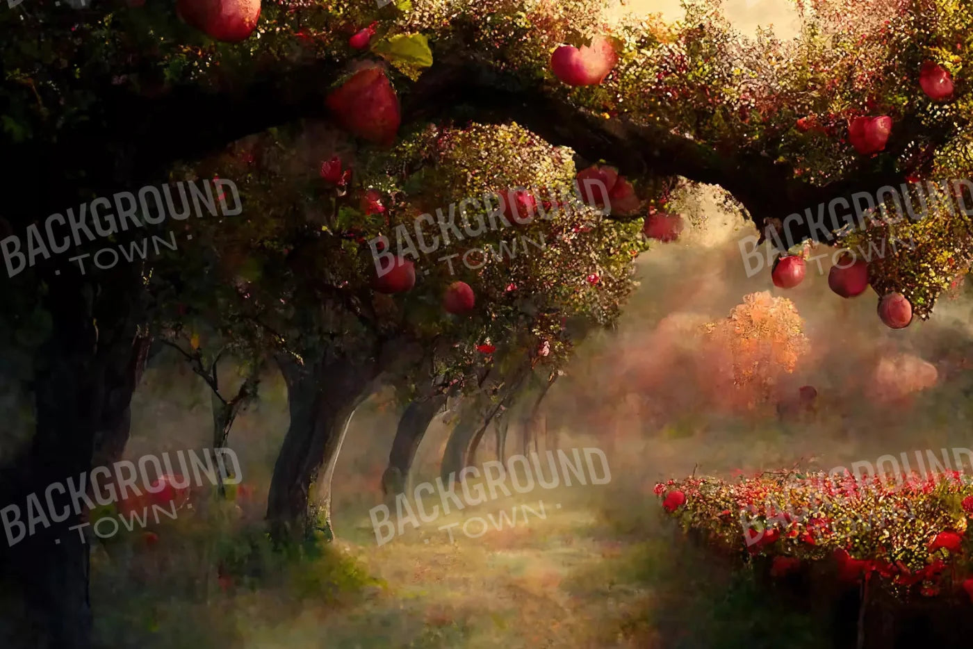 Apple Orchard Ii 8X5 Ultracloth ( 96 X 60 Inch ) Backdrop