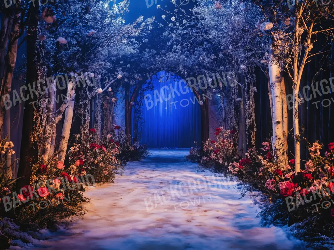 Apple Path 8’x6’ Fleece (96 x 72 inch) Backdrop