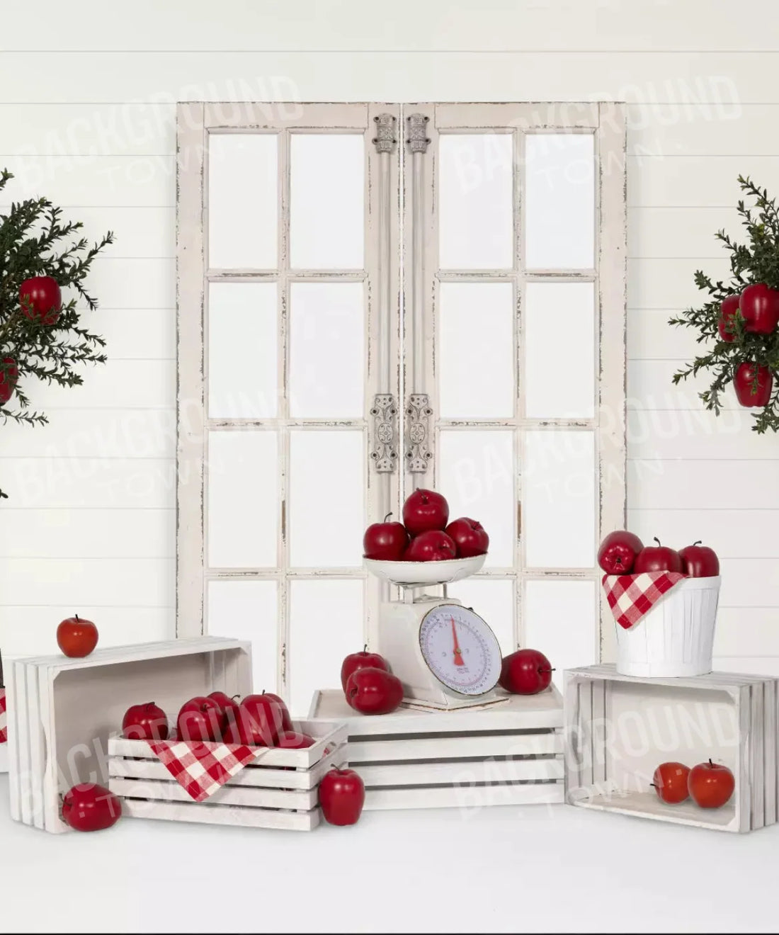 White Set Designs Backdrop for Photography