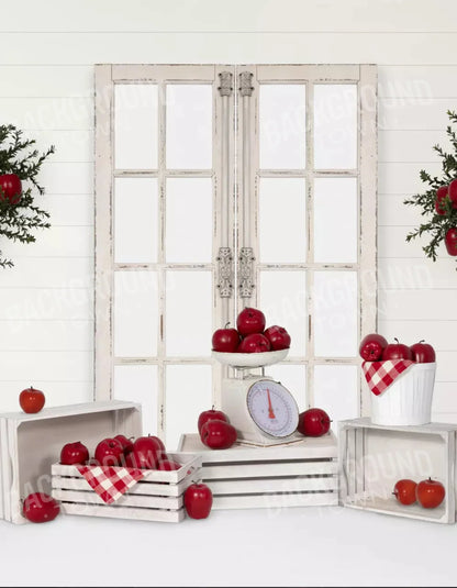 Apple Pickin 6X8 Fleece ( 72 X 96 Inch ) Backdrop
