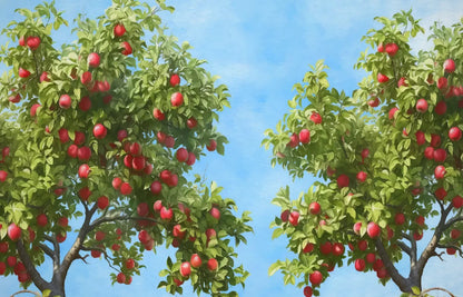 Apple Trees At Grandmas 12X8 Ultracloth ( 144 X 96 Inch ) Backdrop