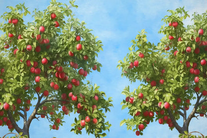 Apple Trees At Grandmas 8X5 Ultracloth ( 96 X 60 Inch ) Backdrop