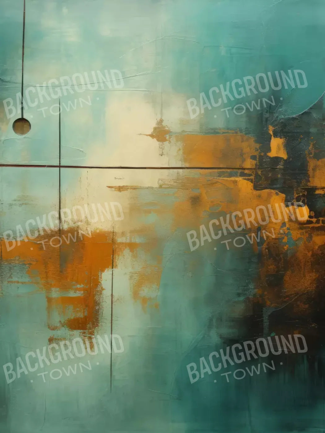 Aqua Geo 6’X8’ Fleece (72 X 96 Inch) Backdrop