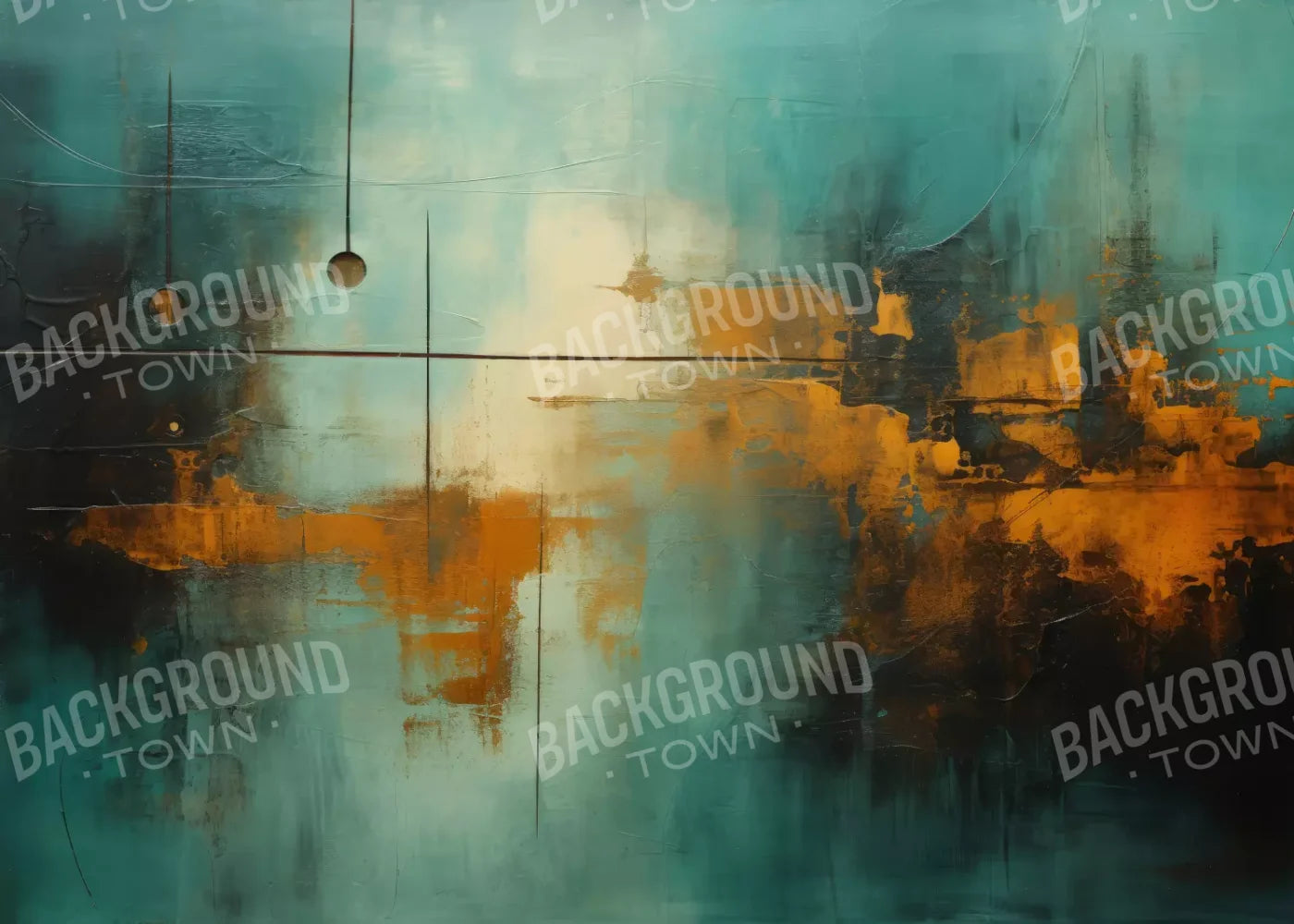Aqua Geo 7’X5’ Ultracloth (84 X 60 Inch) Backdrop
