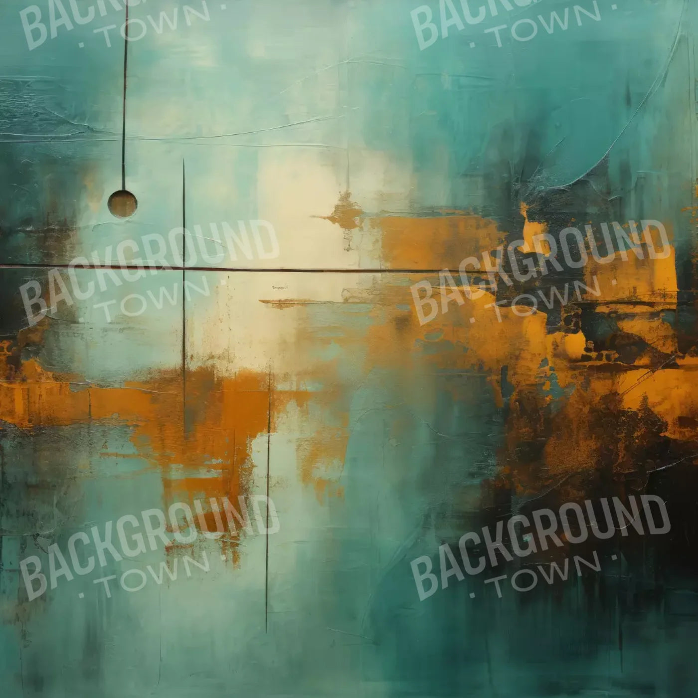 Aqua Geo 8’X8’ Fleece (96 X Inch) Backdrop