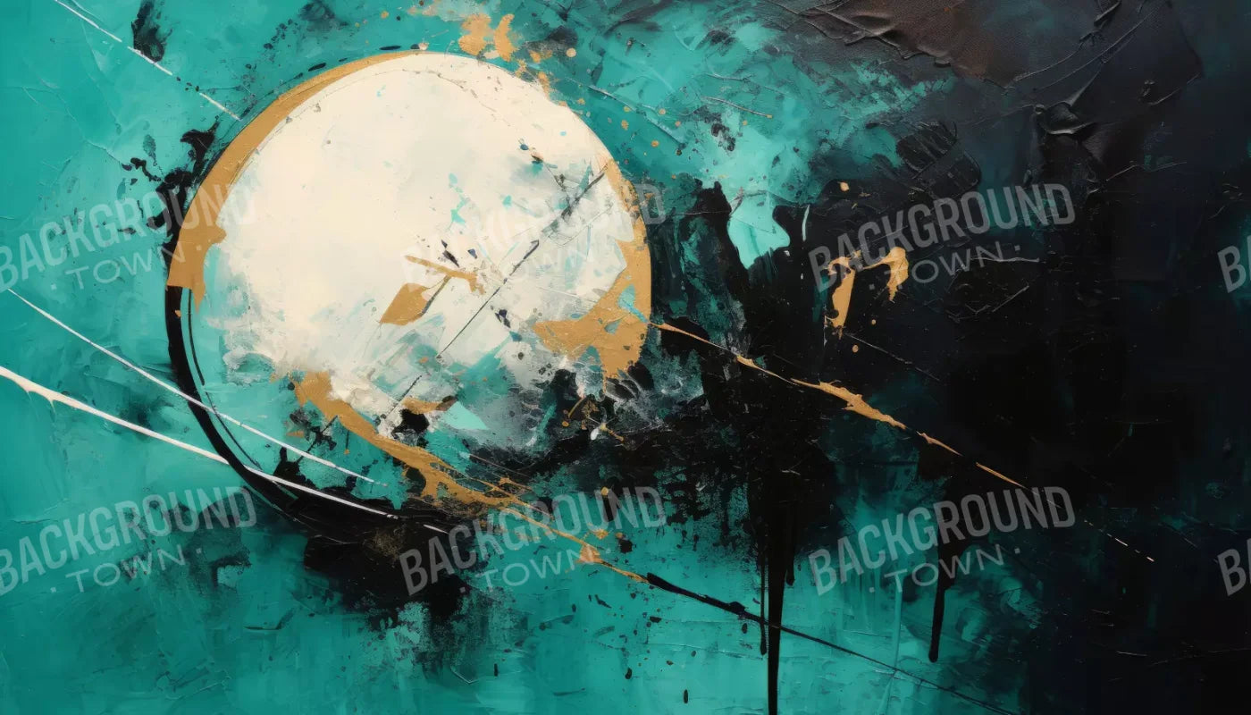 Aqua Moon 14’X8’ Ultracloth (168 X 96 Inch) Backdrop