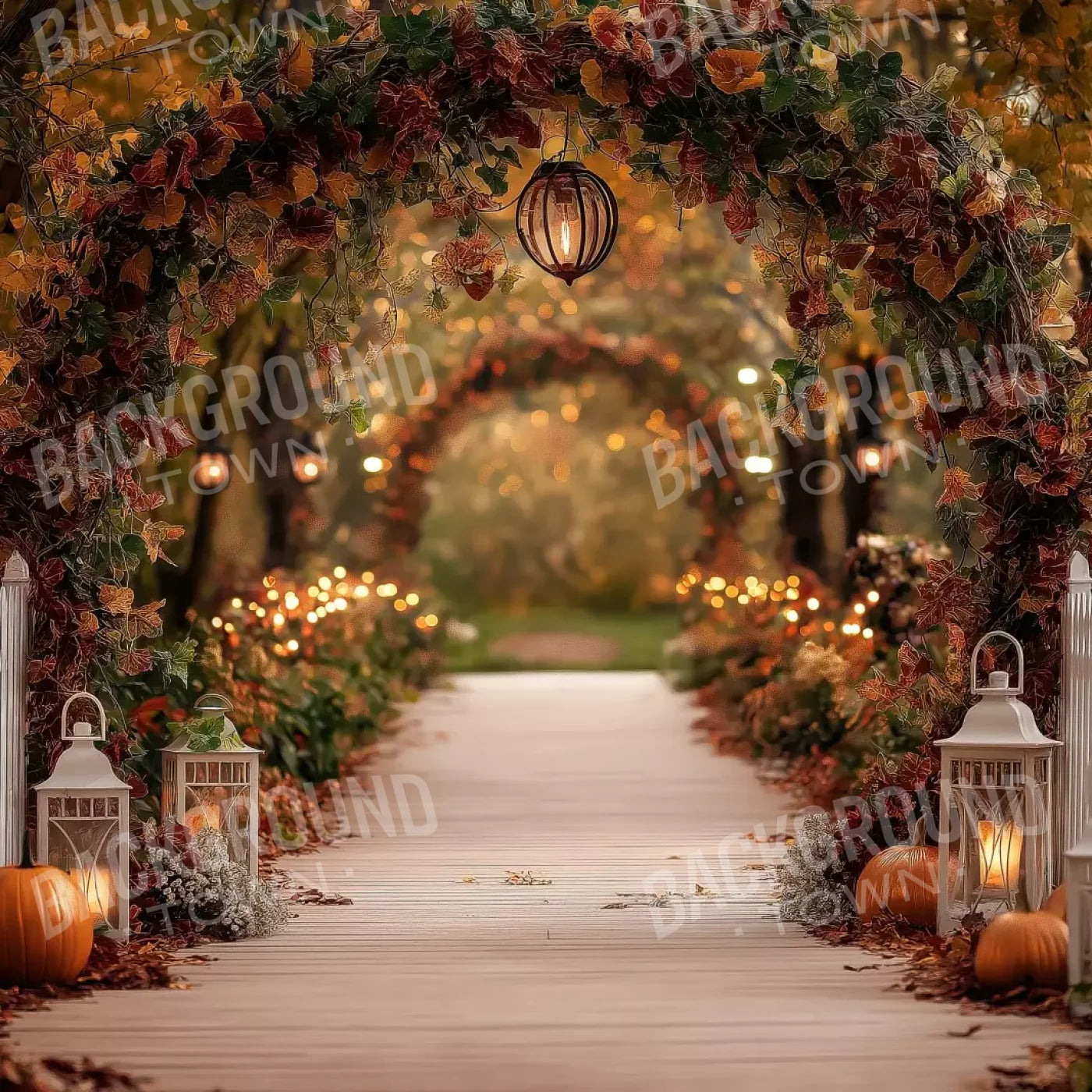 Arch Floral Pathway 10’X10’ Ultracloth (120 X Inch) Backdrop