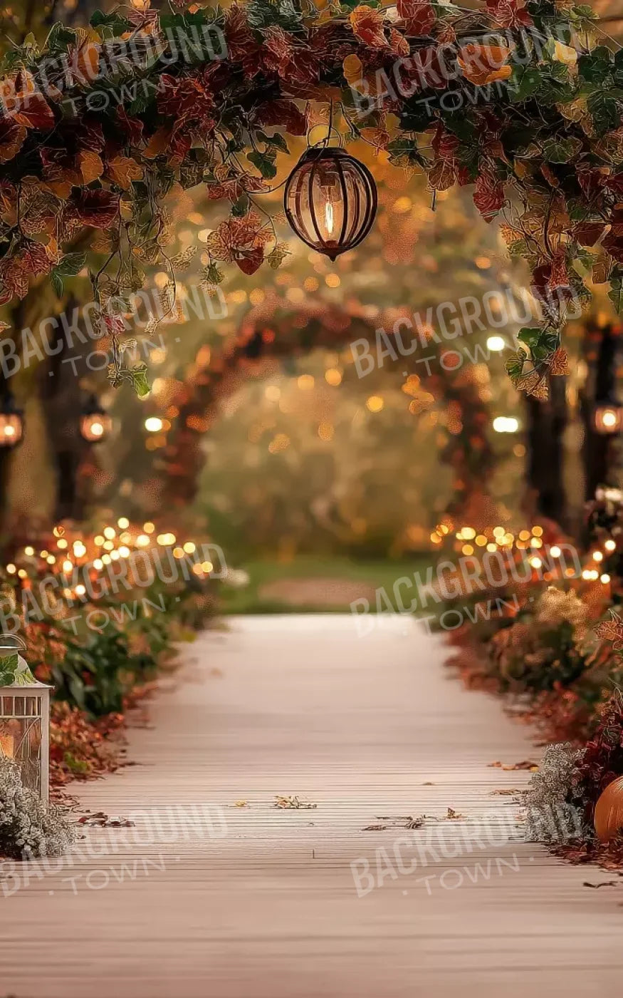 Arch Floral Pathway 10’X16’ Ultracloth (120 X 192 Inch) Backdrop