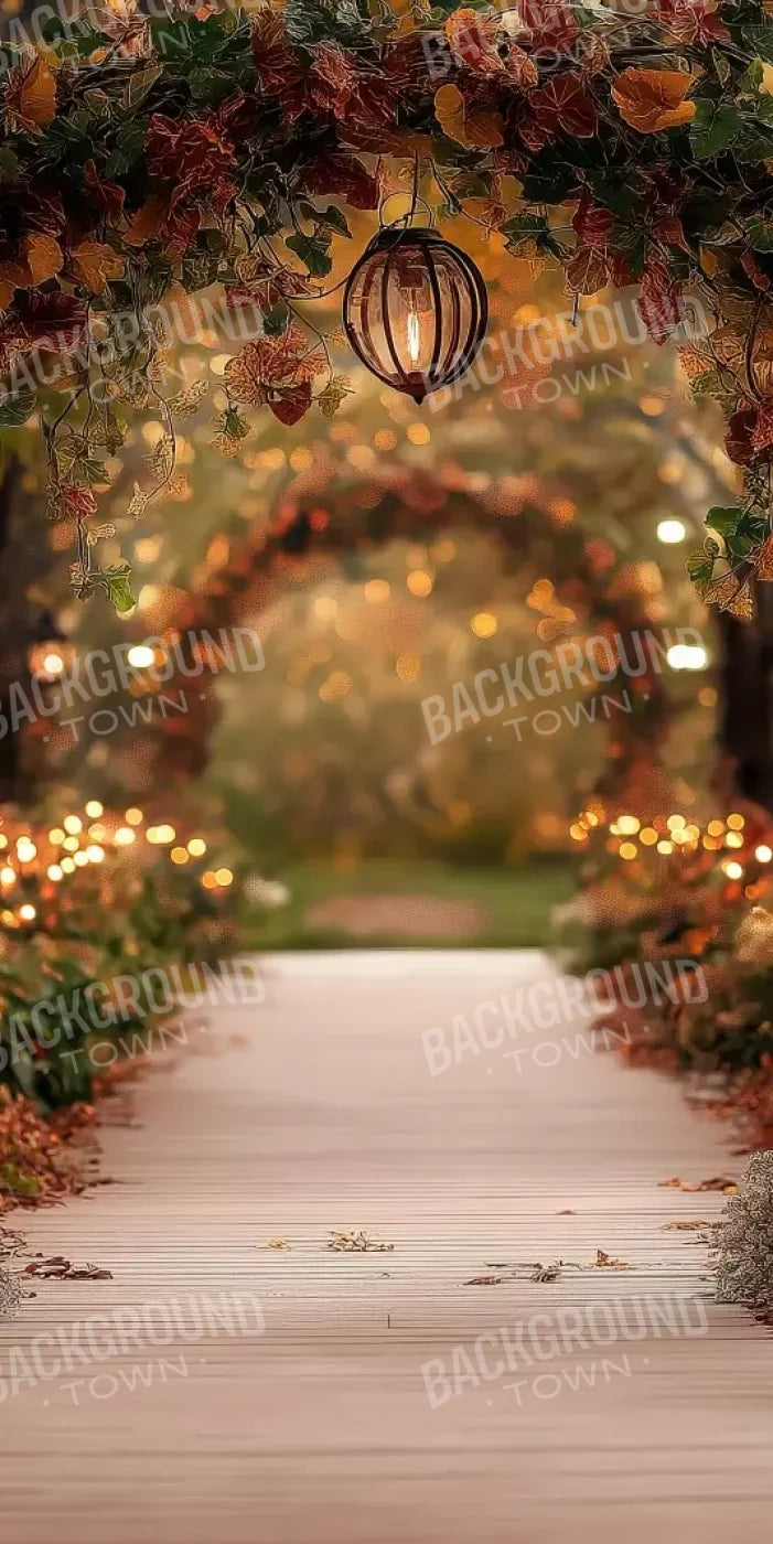 Arch Floral Pathway 10’X20’ Ultracloth (120 X 240 Inch) Backdrop