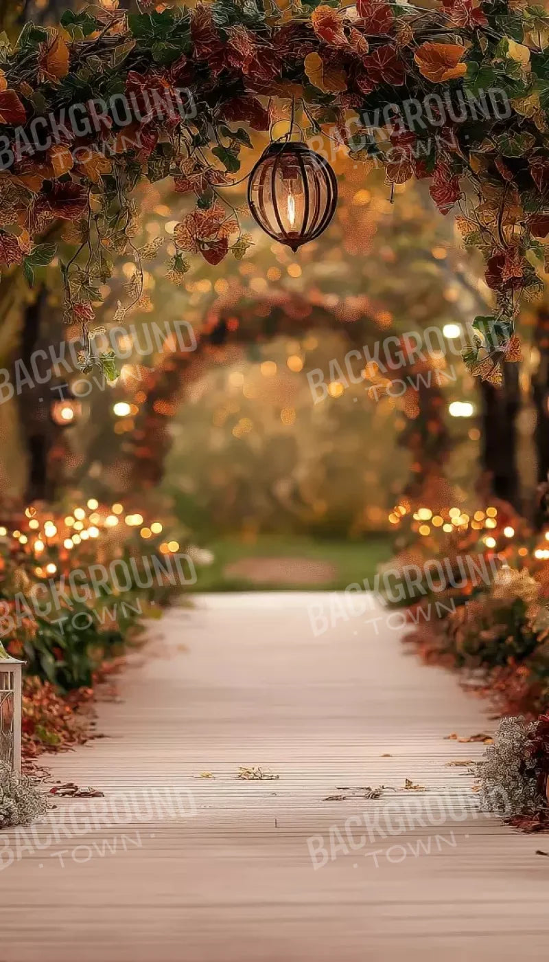 Arch Floral Pathway 8’X14’ Ultracloth (96 X 168 Inch) Backdrop