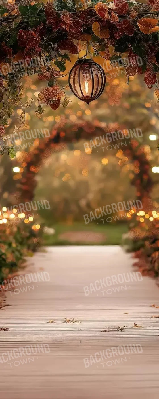 Arch Floral Pathway 8’X20’ Ultracloth (96 X 240 Inch) Backdrop