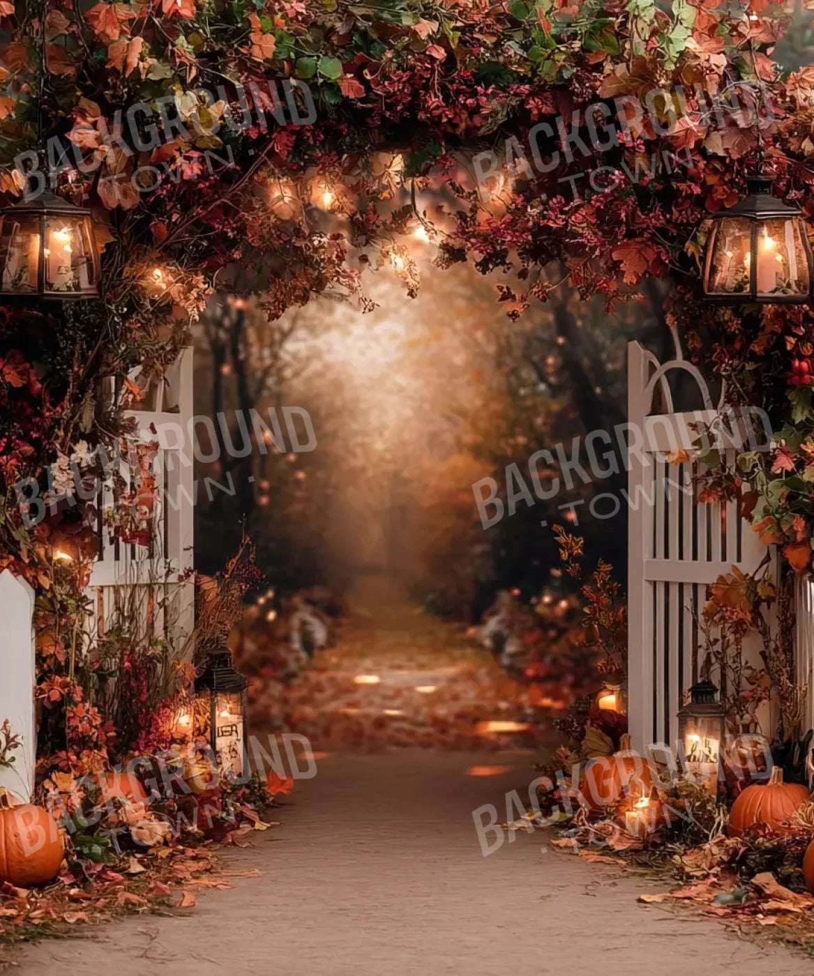 Brown , Orang , White  Backdrop for Photography
