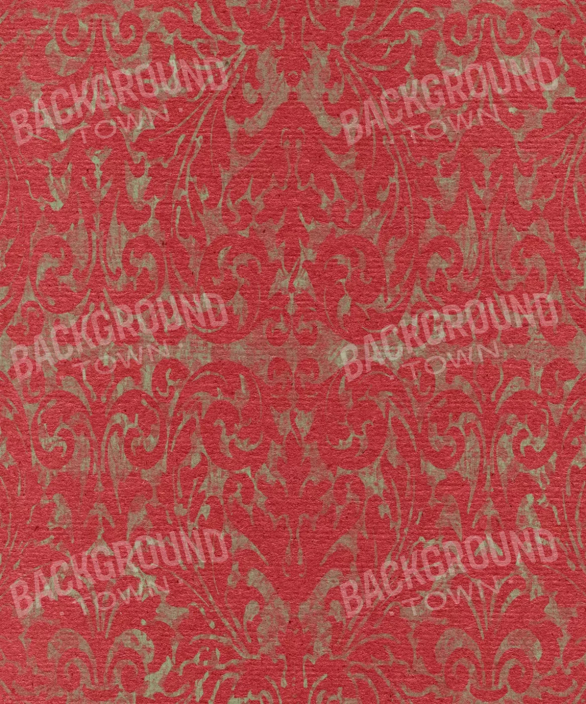 Red Damask Backdrop for Photography