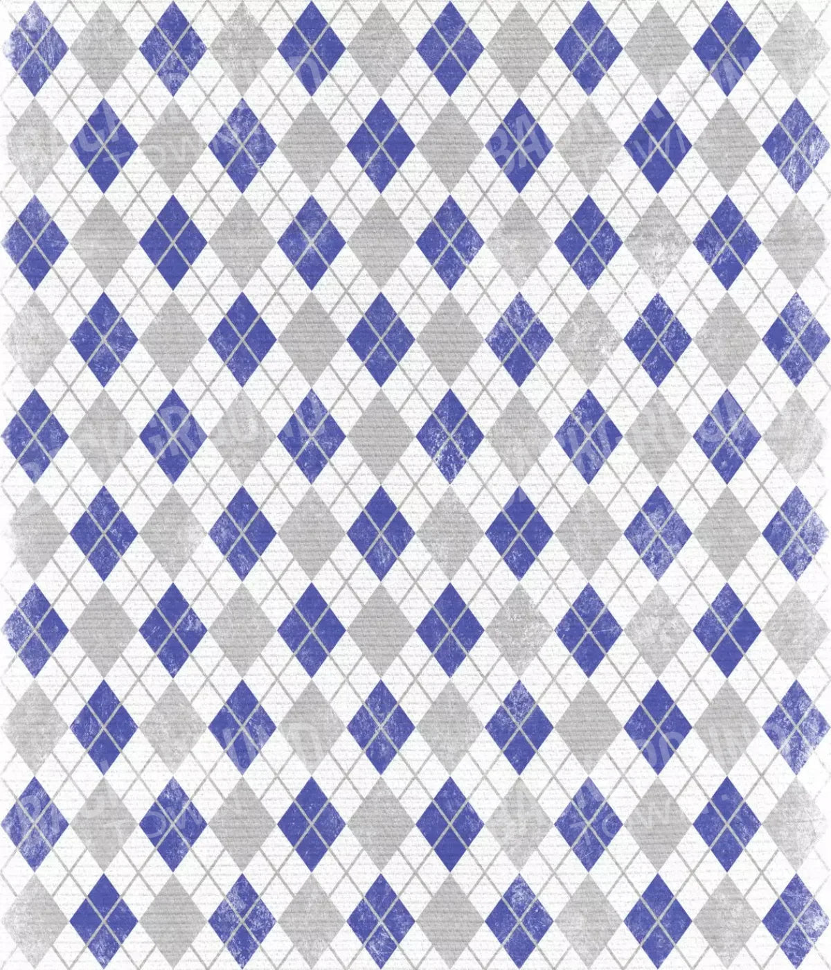 Argyle Blue 10X12 Ultracloth ( 120 X 144 Inch ) Backdrop
