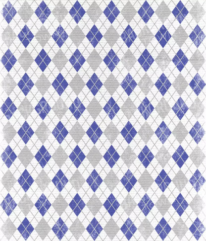 Argyle Blue 10X12 Ultracloth ( 120 X 144 Inch ) Backdrop