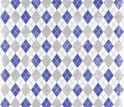 Argyle Blue 12X10 Ultracloth ( 144 X 120 Inch ) Backdrop