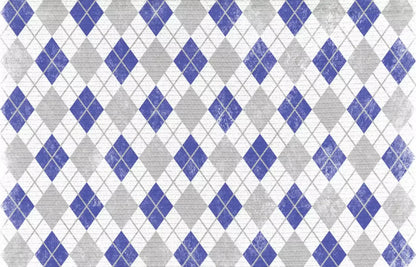Argyle Blue 12X8 Ultracloth ( 144 X 96 Inch ) Backdrop