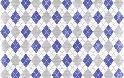 Argyle Blue 16X10 Ultracloth ( 192 X 120 Inch ) Backdrop