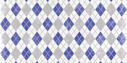 Argyle Blue 20X10 Ultracloth ( 240 X 120 Inch ) Backdrop