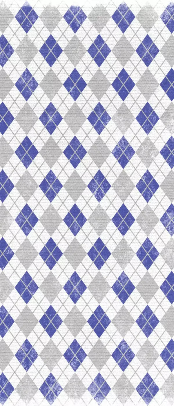 Argyle Blue 5X12 Ultracloth For Westcott X-Drop ( 60 X 144 Inch ) Backdrop