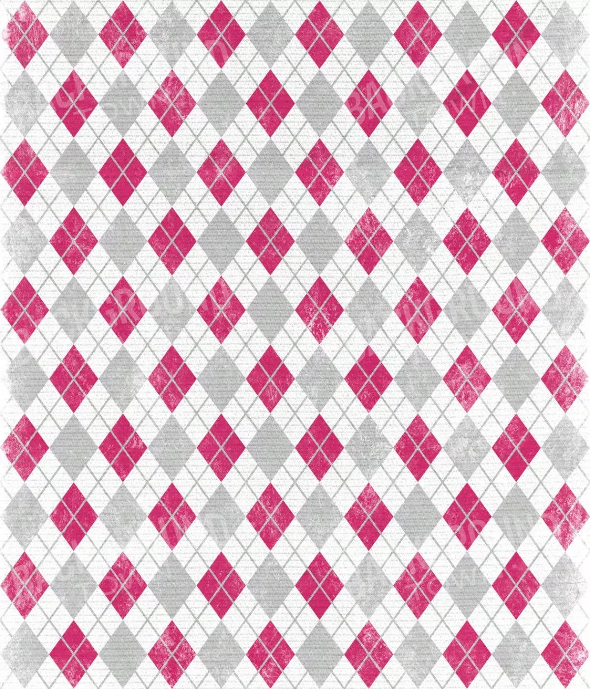 Argyle Pink 10X12 Ultracloth ( 120 X 144 Inch ) Backdrop