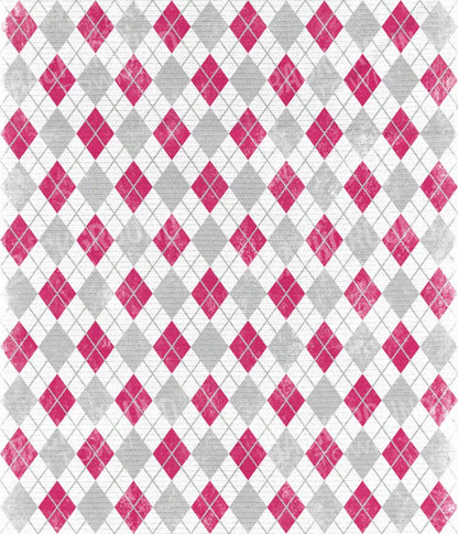 Argyle Pink 10X12 Ultracloth ( 120 X 144 Inch ) Backdrop